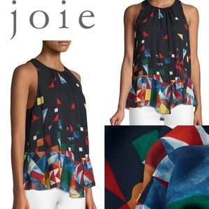 (NWT) JOIE Kalinda Silk Ruffle Blouse